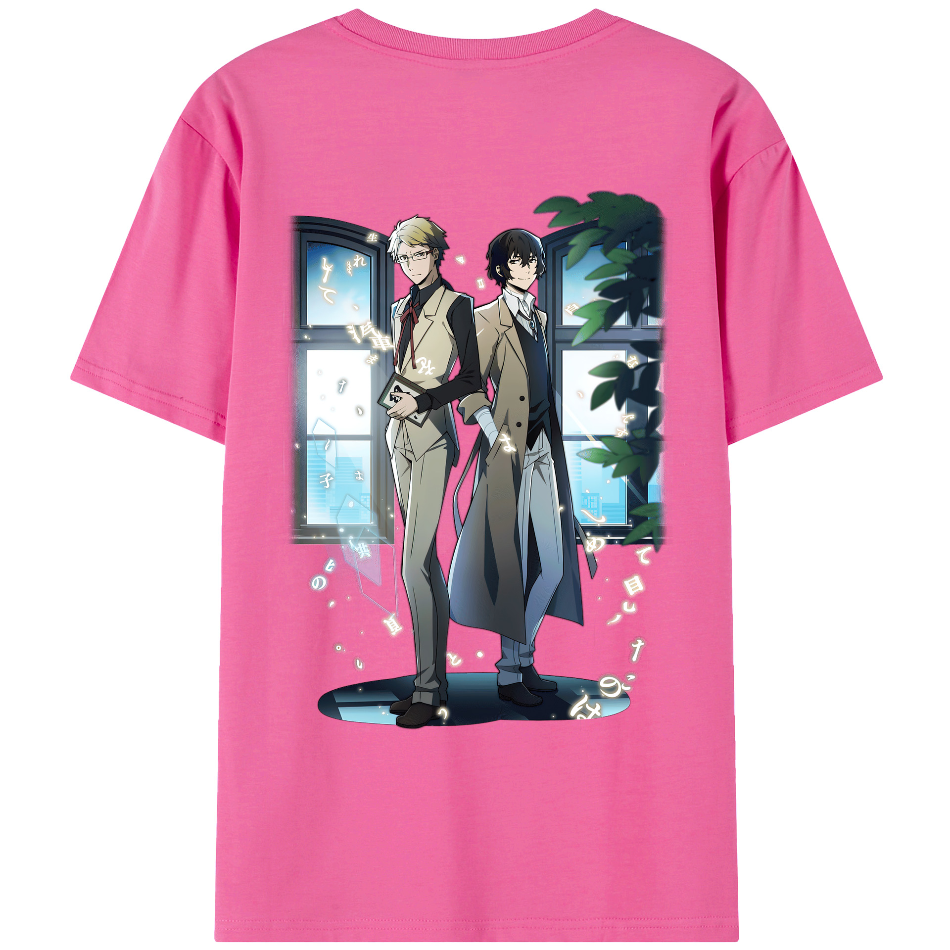（画像用） 文豪ストレイドッグス Bungo Stray Dogs レディース半袖Tシャツ(バックプリント)